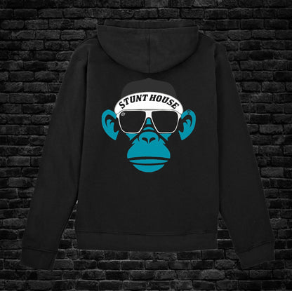 Stunt Monkey Zip Up Hoodie