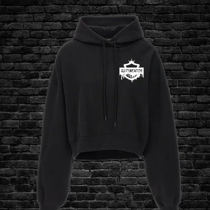 Stunt House Harley Drip crop hoodie