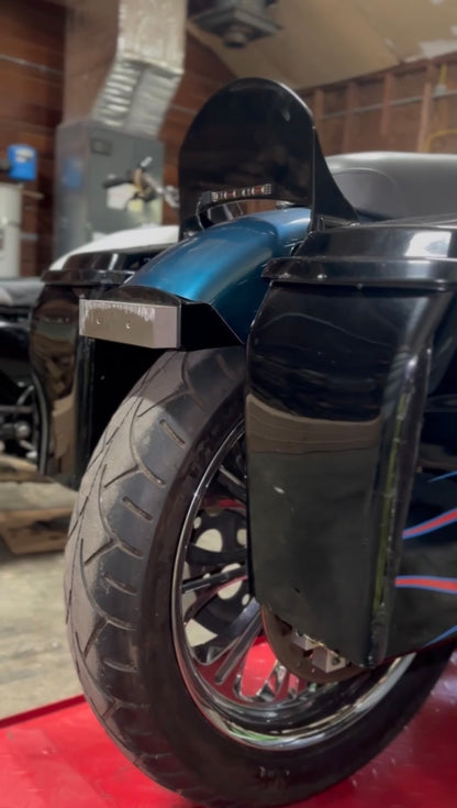 1999-2008 Bagger SHORT BAG RAILS PAIR