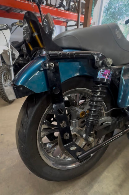 1999-2008 Bagger SHORT BAG RAILS PAIR